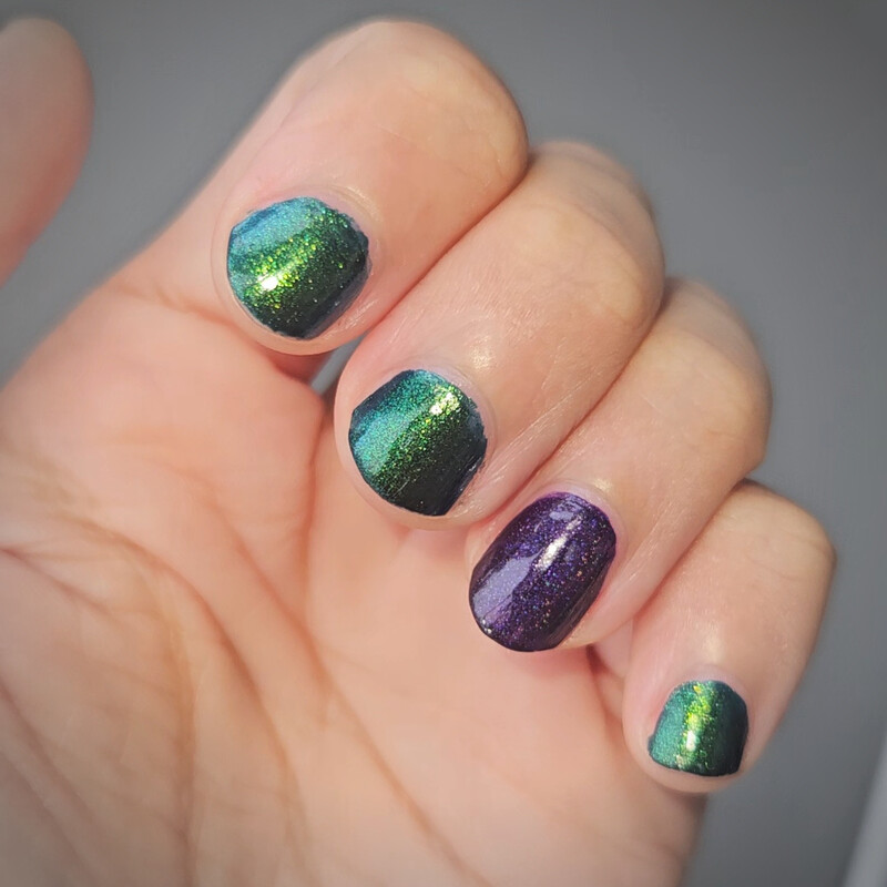 Blackened teal!